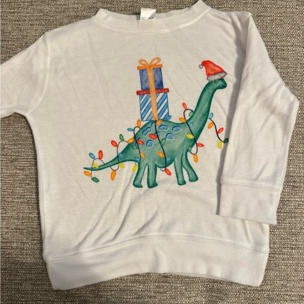 Christmas Dinosaur Long Sleeve